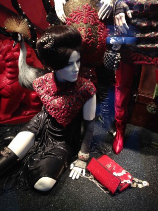 Chanel window display at Printemps