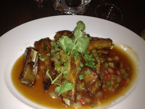 caramel ribs  num paris restuarant