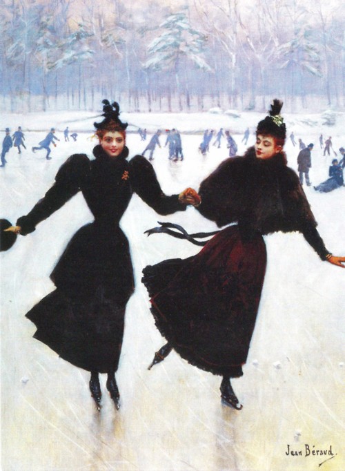 skating paris vintage