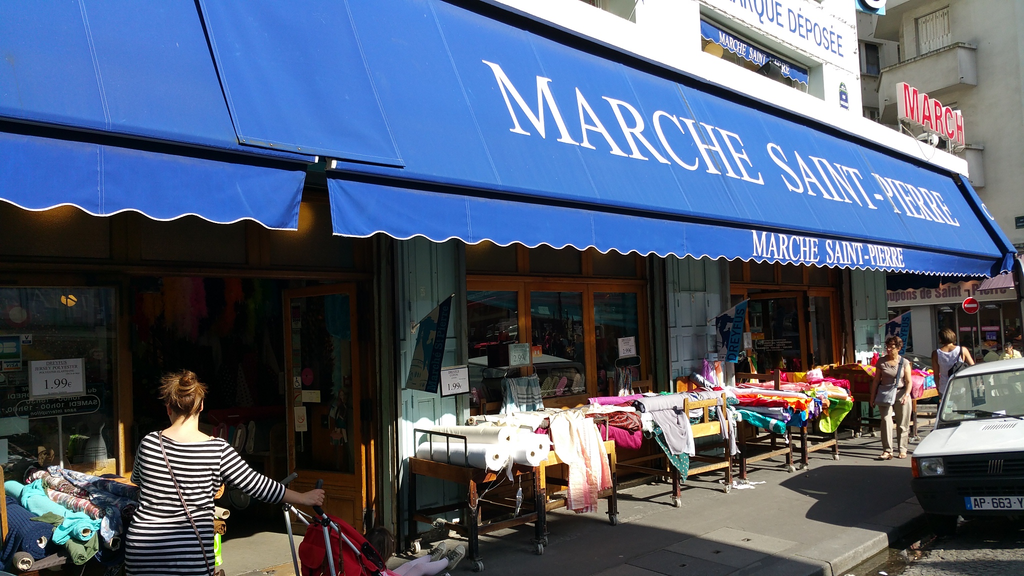 fabric shopping paris marche saint pierre