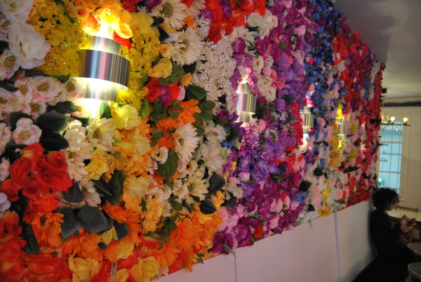 decor flower wall paris