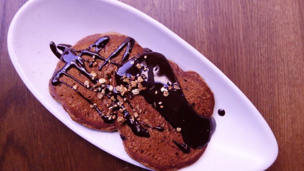 vegan beer banana pancakes