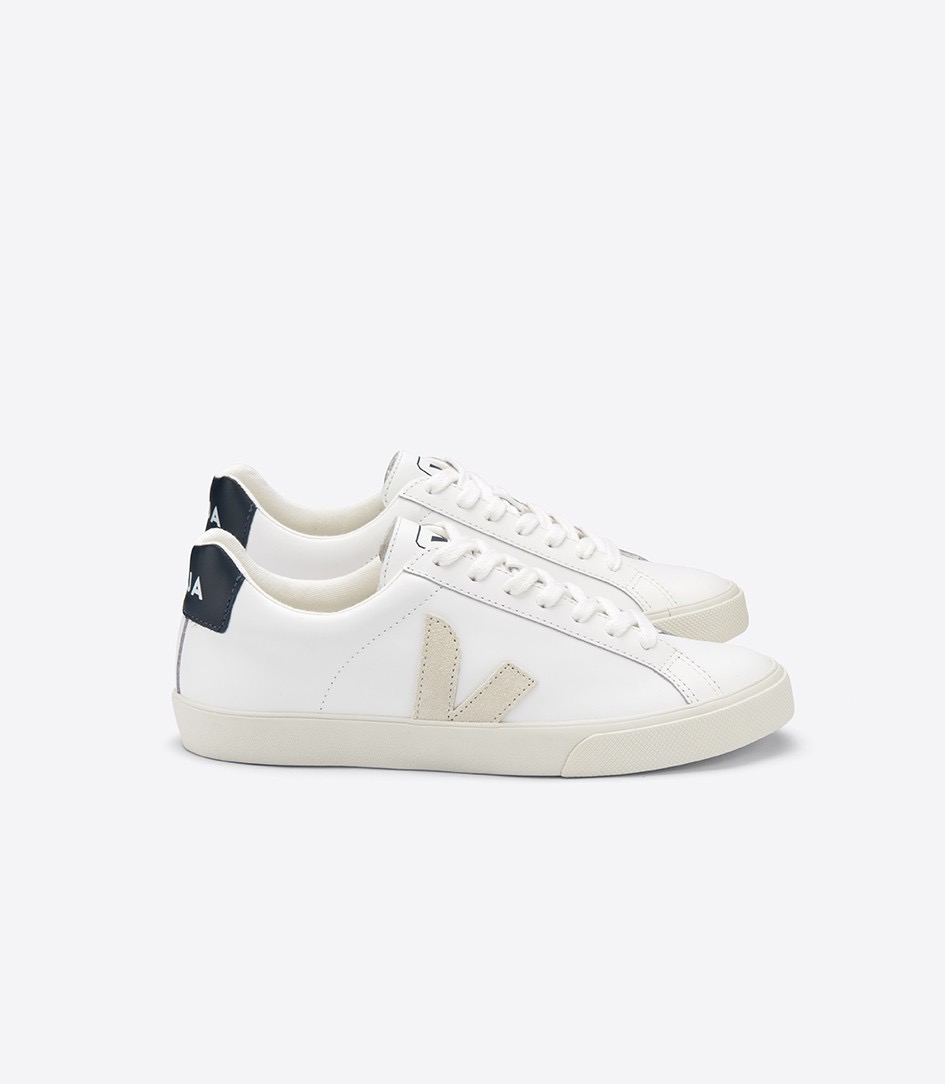 veja esplar leather white natural nautico