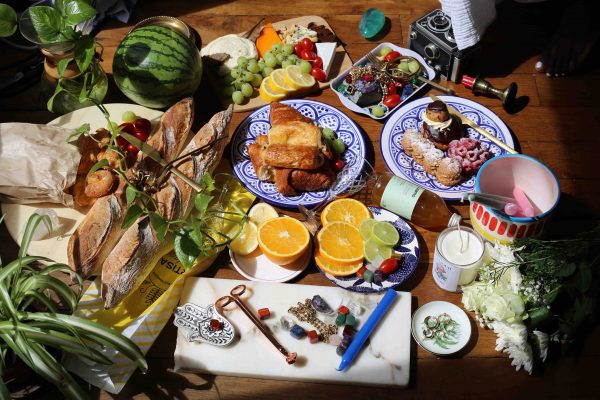 Yanique apartment cheese platter paris