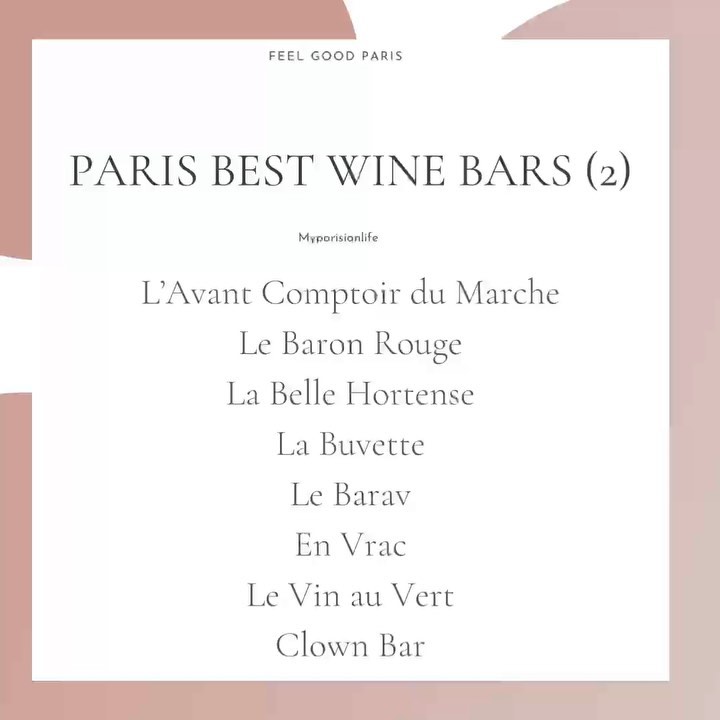 🇫🇷🍷 WINE BARS IN PARIS: you can’t say I don’t spoil you !😝😘
//
Bookmark and do what you do lovelies. 
Be sure to follow along for more Paris local tips.  This is only a part of my list. What’s your fave? #myparisianlife #paris #parislife #wineinparis #hipparis #seemyparis #parisjetaime #travelerinparis